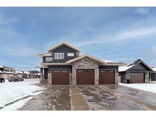 2 Meadow Close, Lacombe, AB - Outdoor With Facade