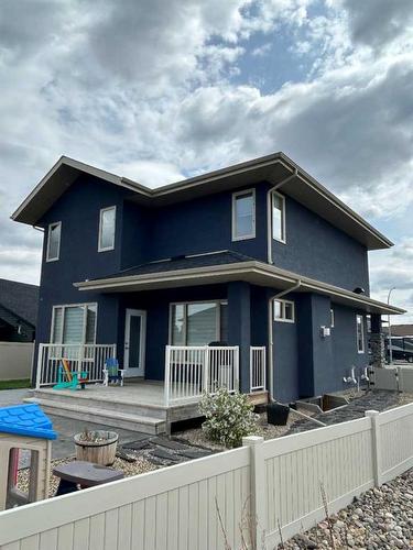 2 Meadow Close, Lacombe, AB - Outdoor With Deck Patio Veranda