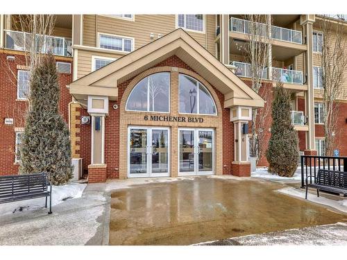 209-6 Michener Boulevard, Red Deer, AB - Outdoor With Balcony With Facade