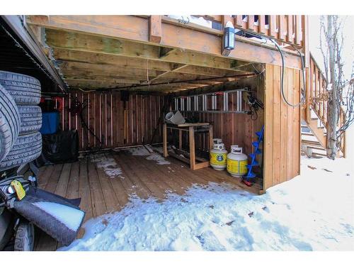 101 Crimson Court, Blackfalds, AB - Indoor Photo Showing Basement