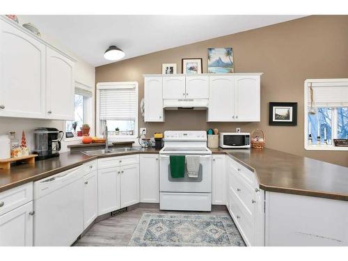 5321 58 Street, Lacombe, AB - Indoor Photo Showing Kitchen With Double Sink