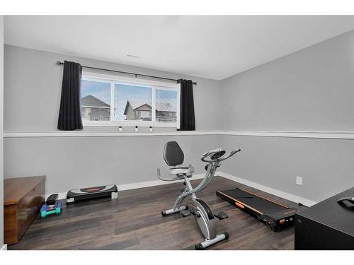 49 Aztec Crescent, Blackfalds, AB - Indoor Photo Showing Gym Room