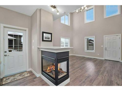 2 Garrison Place, Red Deer, AB - Indoor With Fireplace