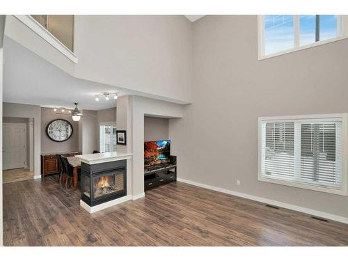 2 Garrison Place, Red Deer, AB - Indoor With Fireplace