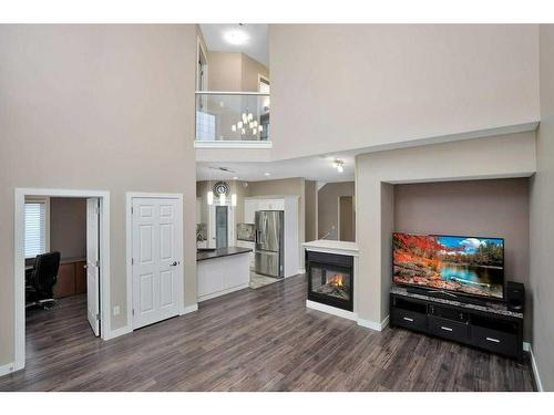 2 Garrison Place, Red Deer, AB - Indoor With Fireplace