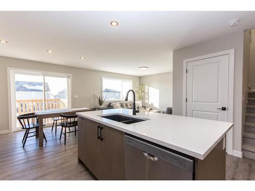 34 Thayer Close, Red Deer, AB - Indoor Photo Showing Kitchen With Double Sink