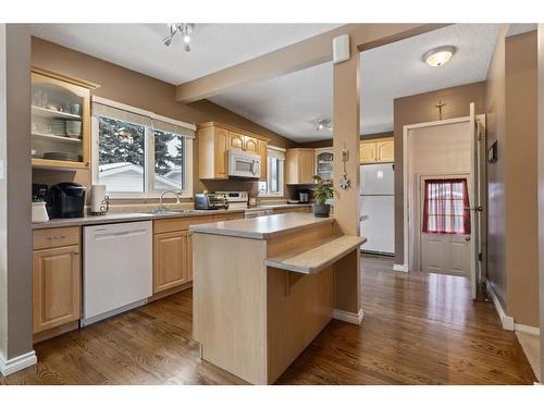 5003 65 Street, Camrose, AB - Indoor Photo Showing Kitchen With Double Sink