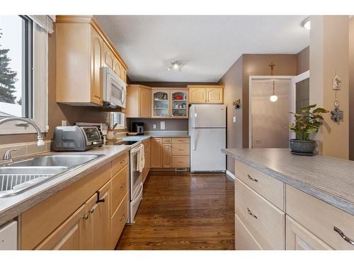 5003 65 Street, Camrose, AB - Indoor Photo Showing Kitchen With Double Sink