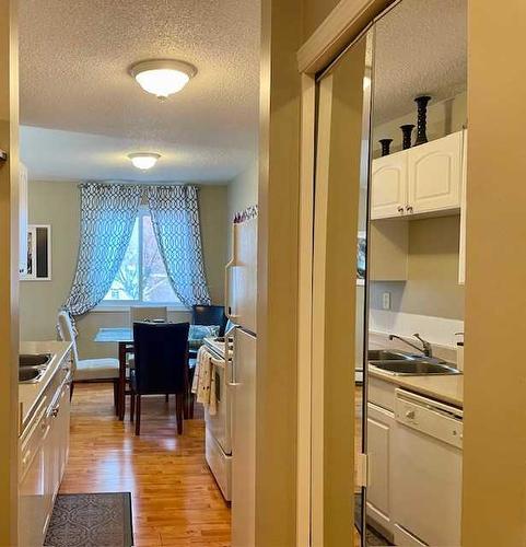 305-4904 54 Street, Red Deer, AB - Indoor Photo Showing Kitchen With Double Sink