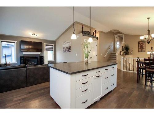 12 Viking Close, Red Deer, AB - Indoor With Fireplace