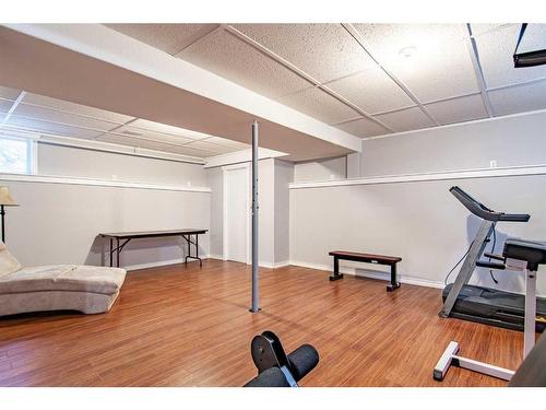 5144 52 Street, Caroline, AB - Indoor Photo Showing Gym Room