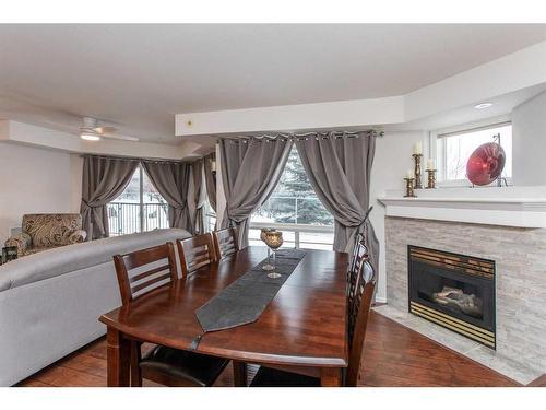 112-6118 53 Avenue, Red Deer, AB - Indoor With Fireplace