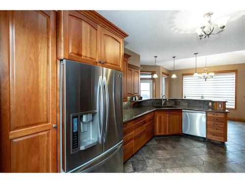 5104 55 Street Close, Eckville, AB - Indoor Photo Showing Kitchen