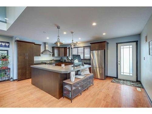 5225 Westridge Drive, Blackfalds, AB - Indoor Photo Showing Kitchen