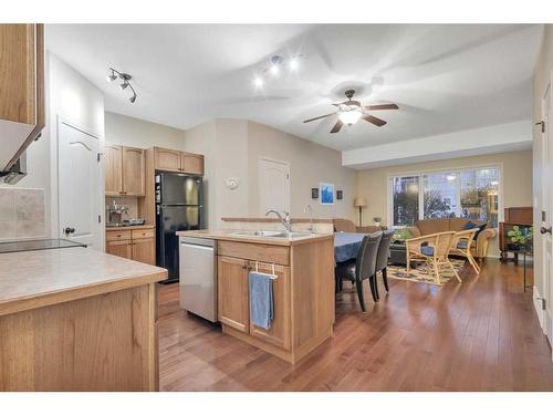 C4-99 Pioneer Way, Blackfalds, AB - Indoor Photo Showing Kitchen With Double Sink