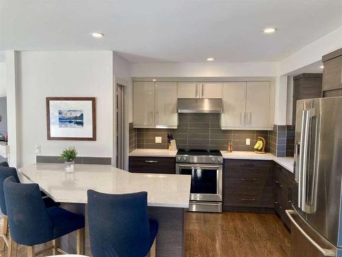 4108 19 Avenue Sw, Calgary, AB - Indoor Photo Showing Kitchen With Stainless Steel Kitchen