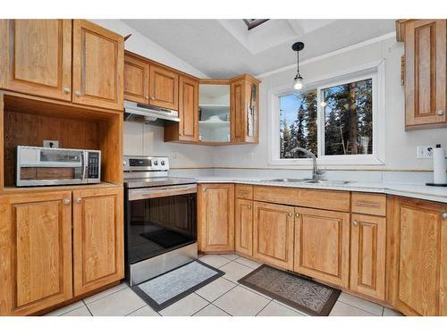 91 Northland Drive, Rural Clearwater County, AB - Indoor Photo Showing Kitchen