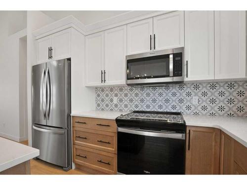 45 Bruhn Bend, Rural Ponoka County, AB - Indoor Photo Showing Kitchen With Stainless Steel Kitchen