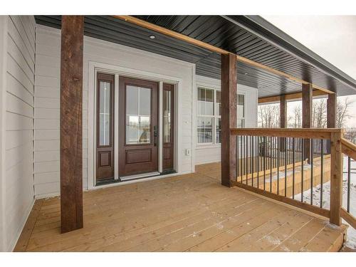 45 Bruhn Bend, Rural Ponoka County, AB - Outdoor With Deck Patio Veranda With Exterior