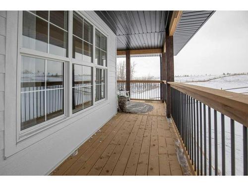 45 Bruhn Bend, Rural Ponoka County, AB - Outdoor With Deck Patio Veranda With Exterior