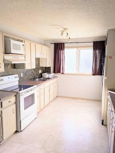 5722 56 Street, Rocky Mountain House, AB - Indoor Photo Showing Kitchen With Double Sink