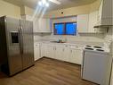 5159 51 Street, Consort, AB  - Indoor Photo Showing Kitchen With Double Sink 