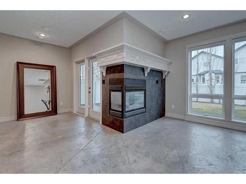 186 Alberts Close, Red Deer, AB - Indoor With Fireplace