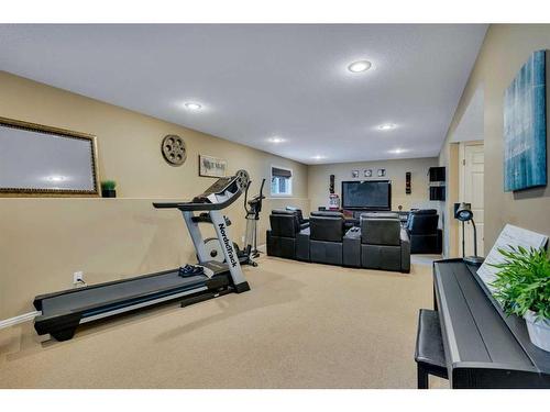 36 Van Dorp Street, Red Deer, AB - Indoor Photo Showing Gym Room