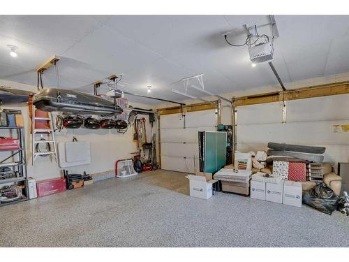 36 Van Dorp Street, Red Deer, AB - Indoor Photo Showing Garage