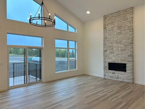 356 Elizabeth Avenue, Nordegg, AB - Indoor With Fireplace