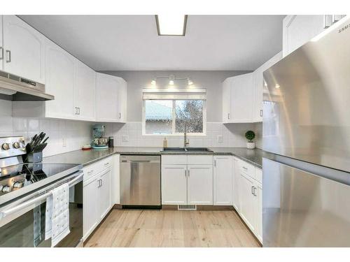 5532 55 Avenue, Lacombe, AB - Indoor Photo Showing Kitchen With Double Sink