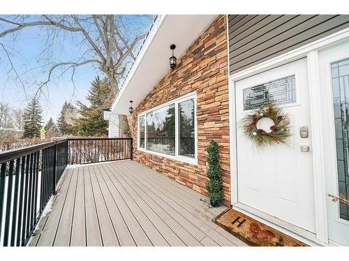 35 Springfield Avenue, Red Deer, AB - Outdoor With Deck Patio Veranda With Exterior