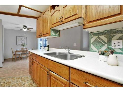 4710 53 Avenue, Rimbey, AB - Indoor Photo Showing Kitchen With Double Sink