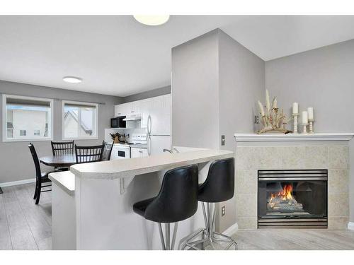 340 Drummond Avenue, Red Deer, AB - Indoor With Fireplace