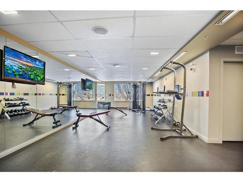 5118-2660 22 Street, Red Deer, AB - Indoor Photo Showing Gym Room