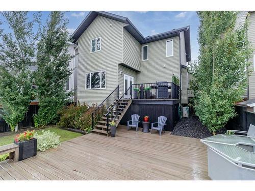 123 Morris Court, Blackfalds, AB - Outdoor With Deck Patio Veranda With Exterior