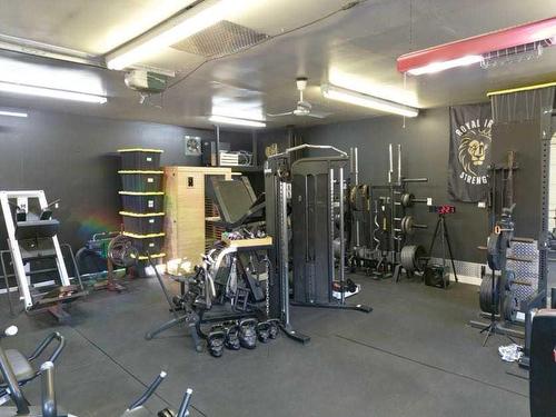 4024 39 Street, Red Deer, AB - Indoor Photo Showing Gym Room