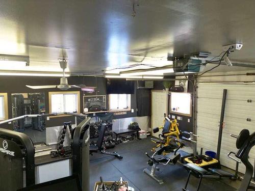 4024 39 Street, Red Deer, AB - Indoor Photo Showing Gym Room