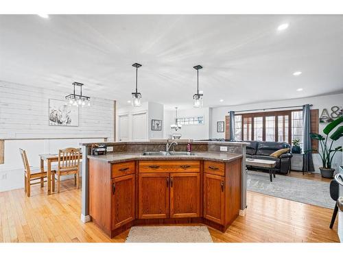 5904 54 Avenue, Camrose, AB - Indoor Photo Showing Kitchen With Double Sink