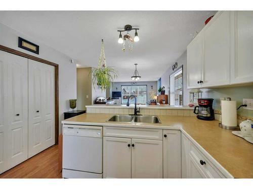 101 Kentwood Drive, Red Deer, AB - Indoor Photo Showing Kitchen With Double Sink