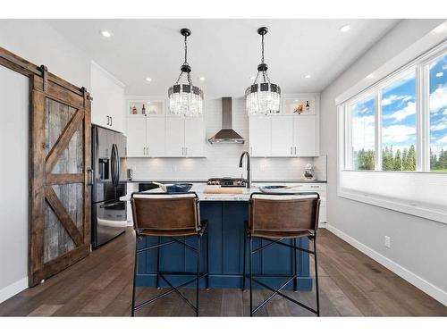 1 Toal Close, Red Deer, AB - Indoor Photo Showing Kitchen With Stainless Steel Kitchen With Double Sink With Upgraded Kitchen