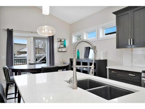 110 Lalor Drive, Red Deer, AB - Indoor Photo Showing Kitchen With Double Sink