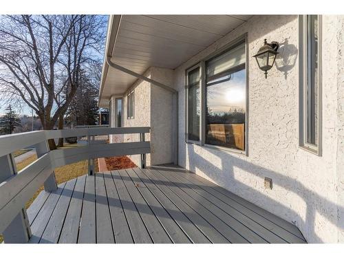 B-4821 54 Street, Camrose, AB - Outdoor With Deck Patio Veranda With Exterior