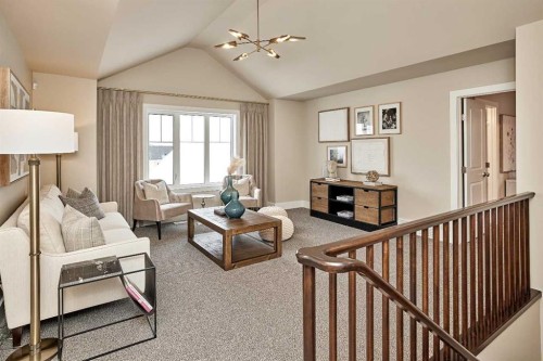 233 Rowmont Drive Nw, Calgary, AB - Indoor Photo Showing Living Room