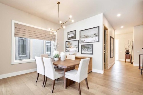233 Rowmont Drive Nw, Calgary, AB - Indoor Photo Showing Dining Room