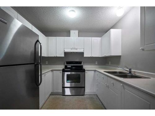 105B-4917 68 Street, Camrose, AB - Indoor Photo Showing Kitchen With Double Sink