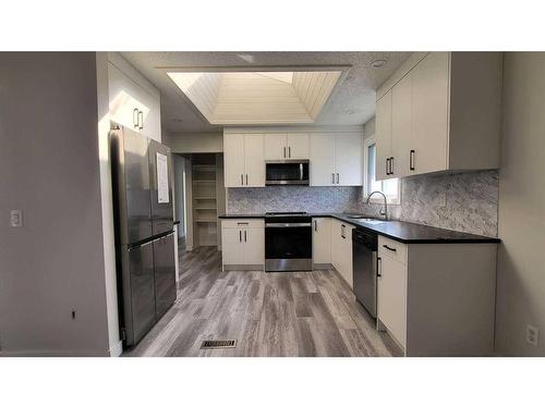 259 Manora Crescent Ne, Calgary, AB - Indoor Photo Showing Kitchen With Upgraded Kitchen