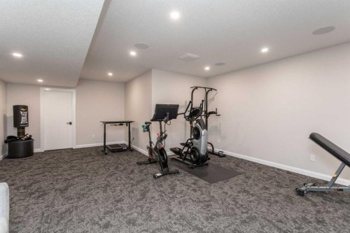 299-27475 Township Road 380, Rural Red Deer County, AB - Indoor Photo Showing Gym Room