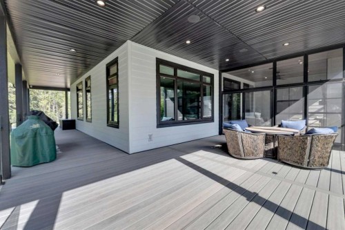 299-27475 Township Road 380, Rural Red Deer County, AB - Outdoor With Deck Patio Veranda With Exterior