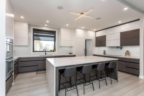 299-27475 Township Road 380, Rural Red Deer County, AB - Indoor Photo Showing Kitchen With Upgraded Kitchen